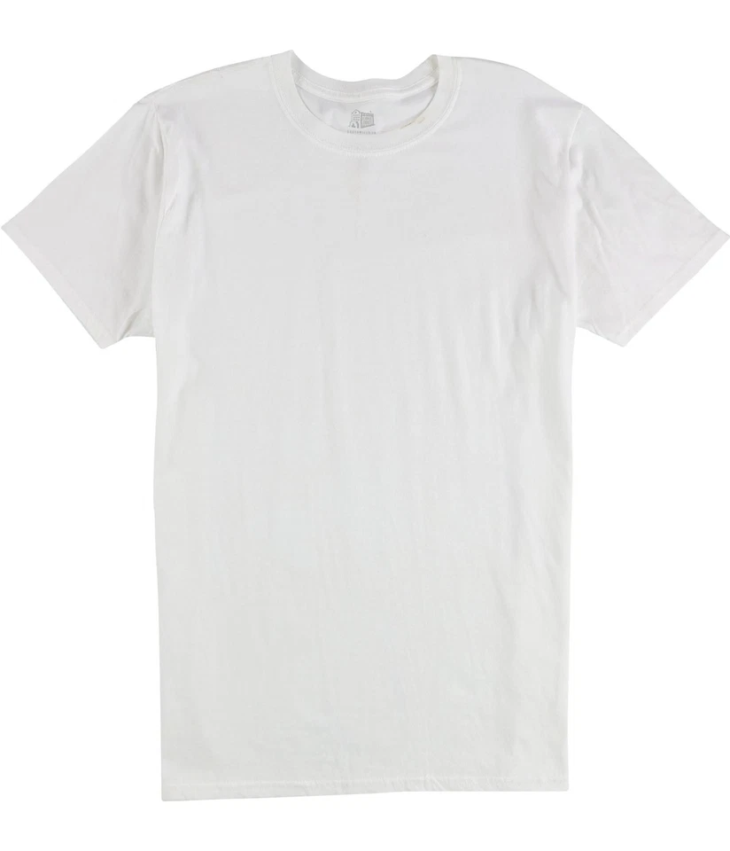 Camiseta básica sólida Reebok para hombre, blanca, L