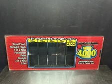 Vintage IGT Casino Slot Video Poker Machine Payout Glass Panel Collectible