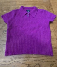 Pre-loved LIMITED Women's Angora Sweater Sz Small In Bright Pink