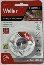 Weller Metal Work Solder Wire 1.6mm/0.063 in. 85g/3 oz. BRAND NEW WLWIRMW1630