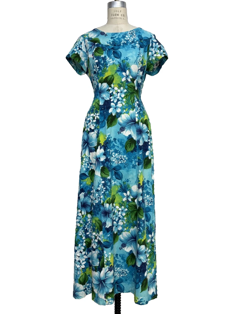 Blue Hawaiian 1960s Vintage Dresses for Women for sale | eBay