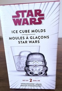 NEW* STAR WARS Williams Sonoma Ice Mold Storm Trooper, Set of 2