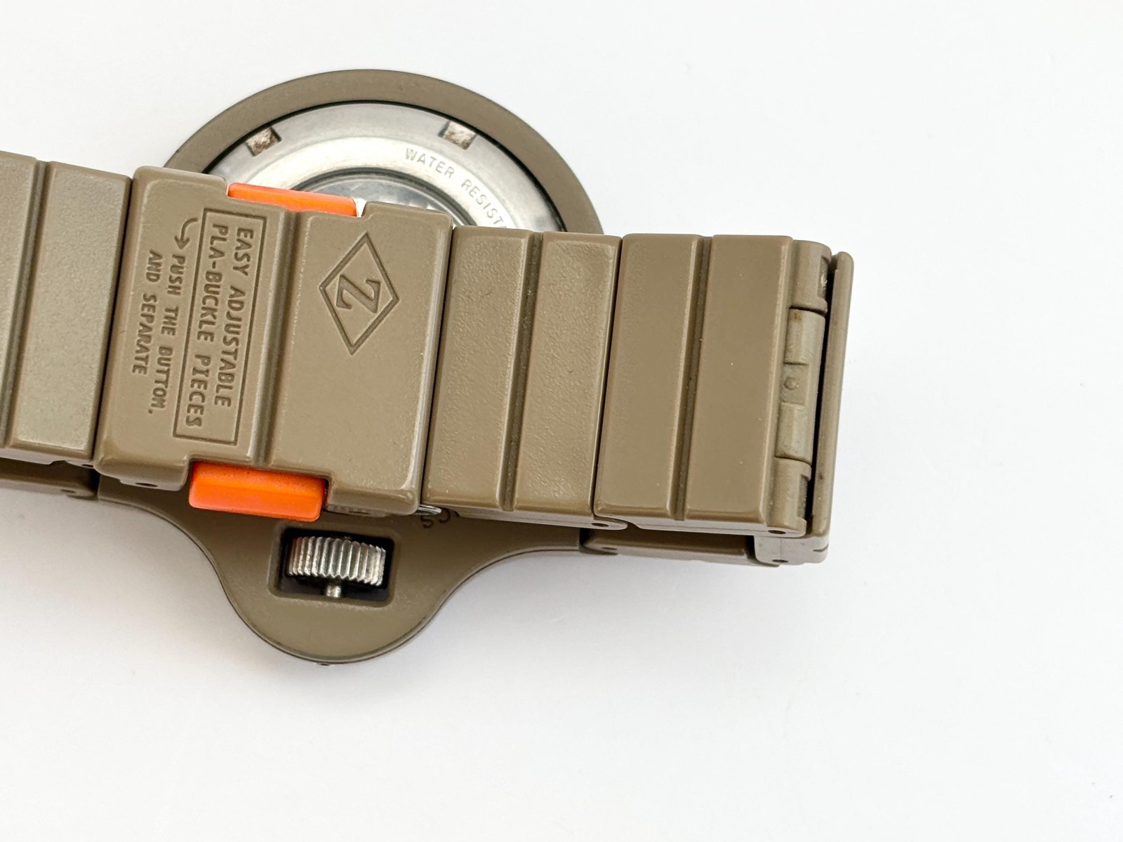 SEIKO Cabane De Zucca JDM Giugiaro Khaki utomatic Vintage E-7S36-0250 Watch image 4