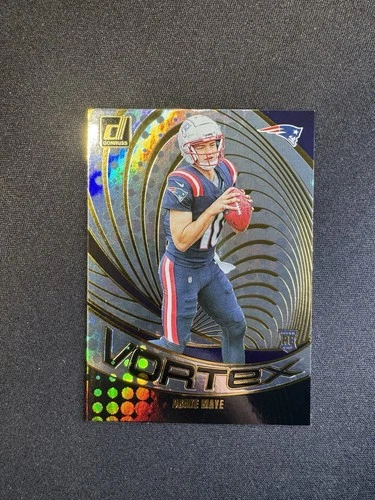 2024 Panini Donruss Vortex Drake Maye RC #VOR-DMA New England Patriots Rookie