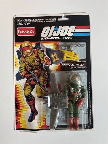 2002 FUNSKOOL INDIA - GI JOE International Heroes GENERAL HAWK - SEALED