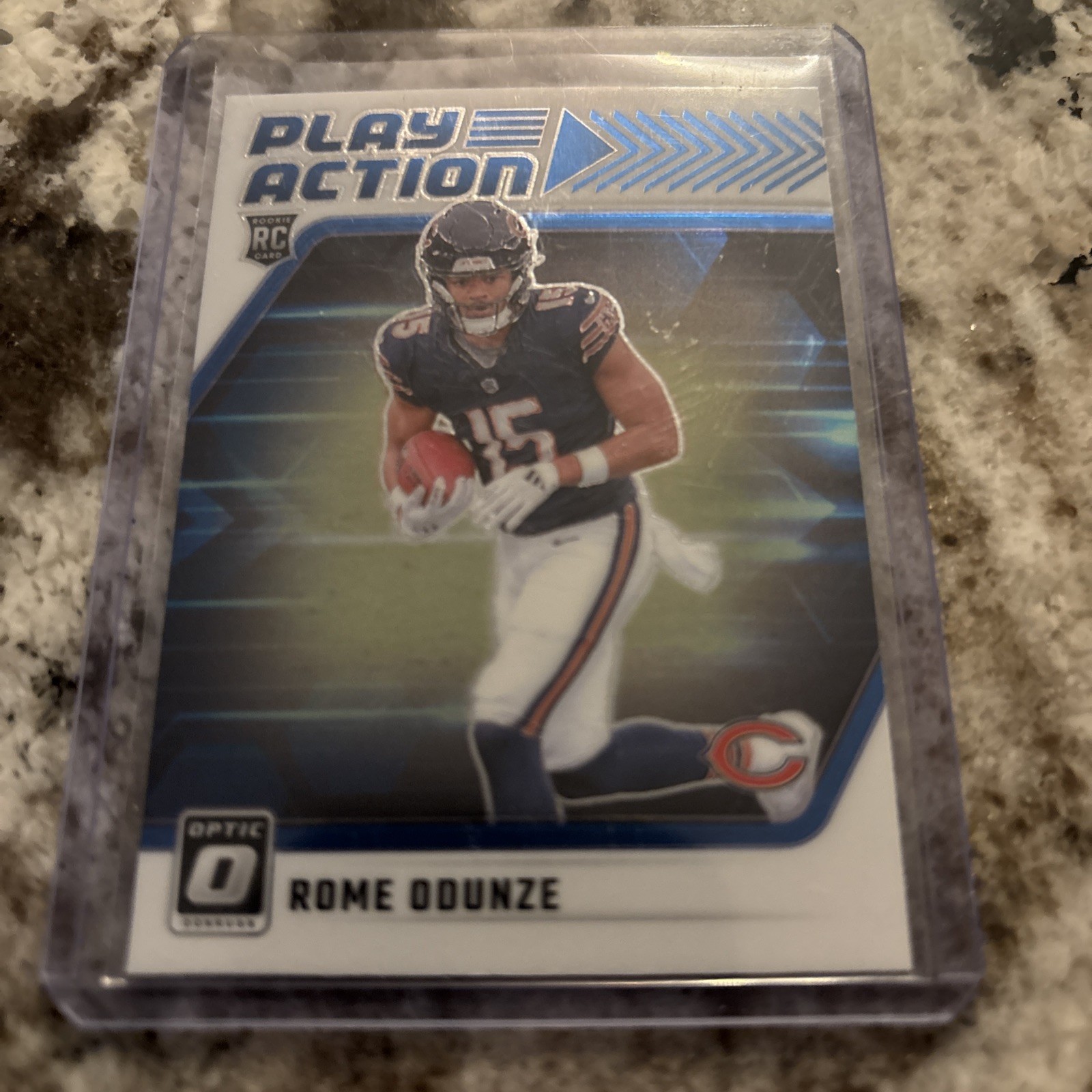 2024 Panini Donruss Optic - Play Action Rome Odunze #3 (RC)