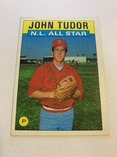 1986 Topps All Star #710 John Tudor St. Louis Cardinals Baseball Card