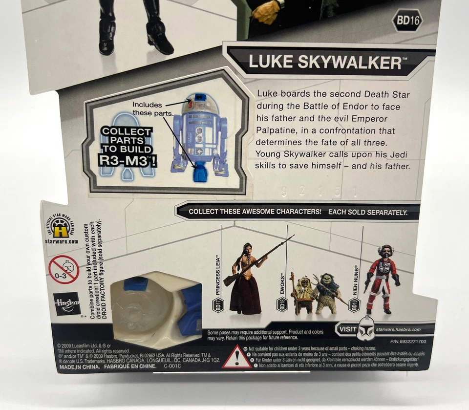 Star Wars Legacy Collection BD16 Luke Skywalker Droid Factory R3-M3 Part 2009 - image 4 of 4