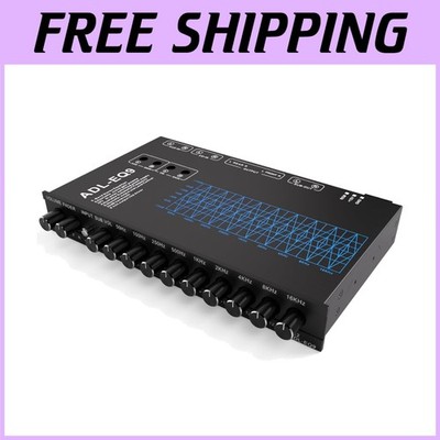 9-Band Car Graphic Equalizer, Front/Rear Sub Control