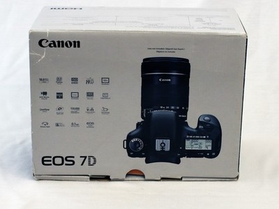 Canon EOS 7D 18.0 MP Digital SLR Camera - Black (Body Only) Working & Tested