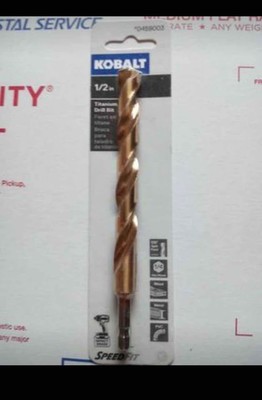 2 NEW KOBALT 1/2'' TITANIUM IMPACT GRADE DRILL BIT