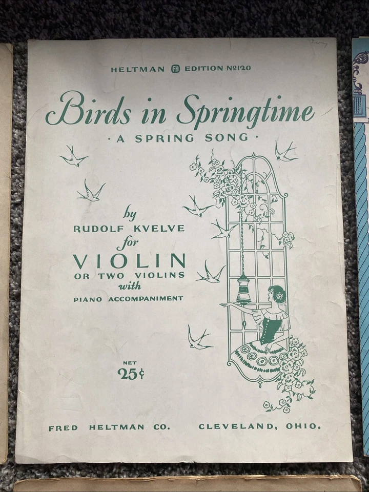Lot Of Vintage Violin Sheet Music - Fred Heltman Co. & More. 1920s-1940s - Image 4 of 4