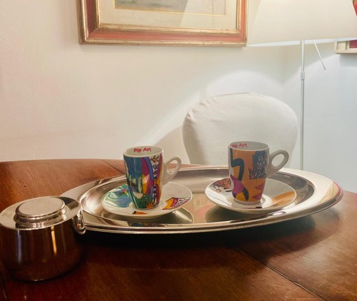 Coppia Di Tazzine Da Caffè Pop Art - Foto 1 di 4