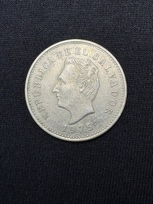 1975 COIN REPUBLICA DE EL SALVADOR 10 CENTAVOS CIRCULATED WORLD COIN