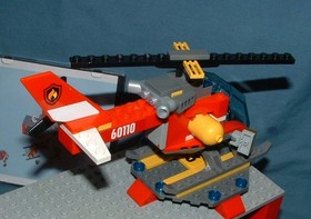 CITY, FIRE STATION SET NO. 60110 - LEGO - 2016 - USED CONDITION