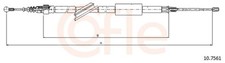 Bremsseil Seilzug Feststellbremse COFLE 10.7561 für TT 8N9 AUDI 8N3 Roadster VR6