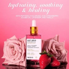 Beauty Strawberry Vanilla After Shave Oil for Smooth Skin Post Shave