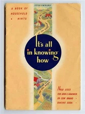 It's All In Knowing How New Uses For Arm & Hammer or Cow Brand Baking Soda 1935