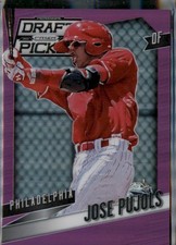 2014 Panini Prizm Draft #80 Jose Pujols Prizms Purple #90/149 Refractor RC