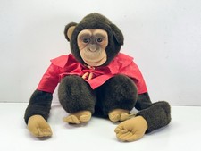 Hosung Monkey Puppet Chimp Plush Stuffed Animal Toy Felted Face 1994