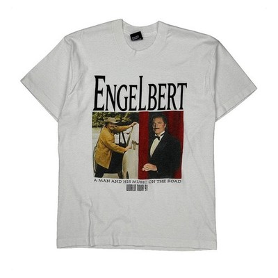 Engelbert Humperdinck World Tour 1991 Screen Stars Single Stitch T-Shirt - Large