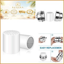 Shower Filter 2 Pack 15 Stage Replacement for Hard Water Chlorine Removal ABS