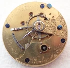 ANTIQUE 18s ILLINOIS GRADE 2 11j PRIVATE L KEY WIND POCKET WATCH MOVEMENT PARTS