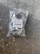 10 x 15mm Isolation Valves Chrome Plated WRAS Approved Shut Off Valve Screw Type