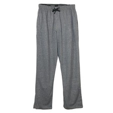 Hanes Men's Solid Knit Lounge Pajama Pants Heather Grey