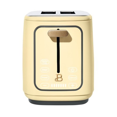 2 Slice Toaster with Touch-Activated Display, Buttercream by Drew Barrymore