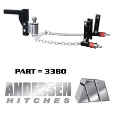 Andersen No-sway Weight Distribution Hitch 8 Droprise 2-516 Ball 3-6 Frame