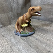 Jurassic World T-Rex Ceramic Coin Bank Universal Studios Fab NY