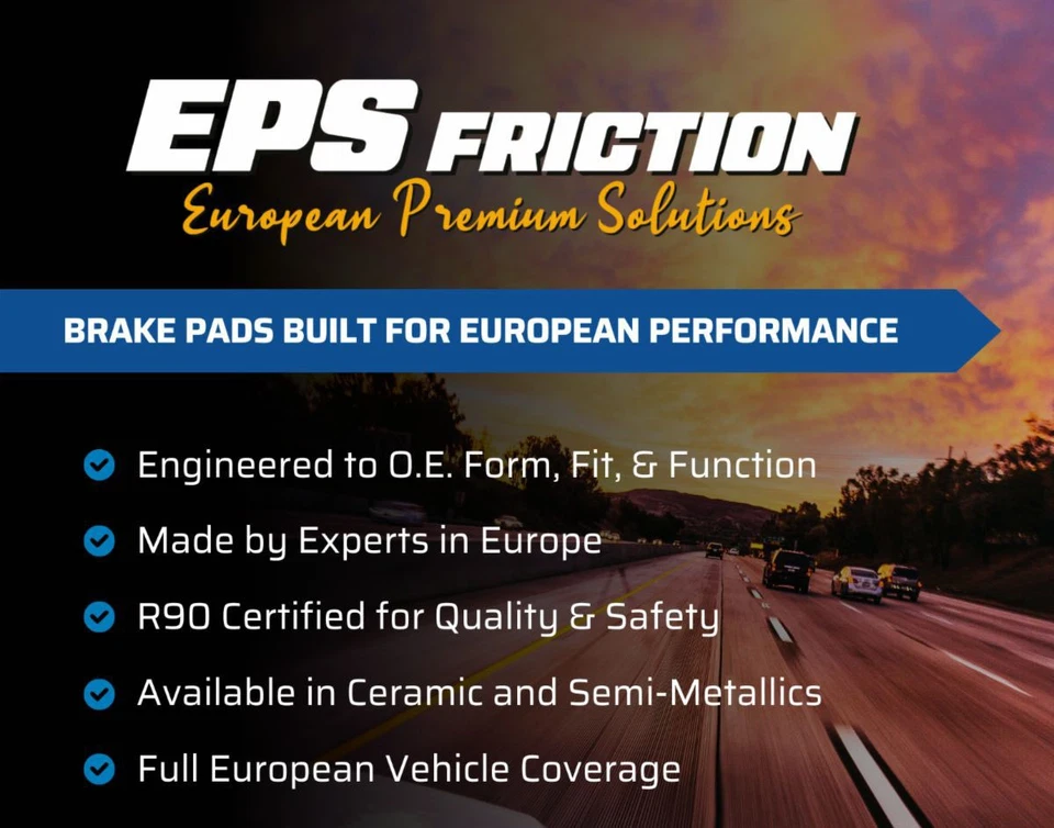 Front 348MM GEO Coated Rotors & EPS Brake Pads For BMW 535i 2011 2012 2016 - Image 2 of 4