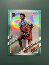 2021-22 Topps Chrome OTE Dominick Barlow Aqua Refractor RC XRC SP /199