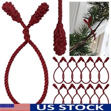 Reusable Nylon Twist Ties Christmas Garland Wreaths  Decorations 12 Pack New