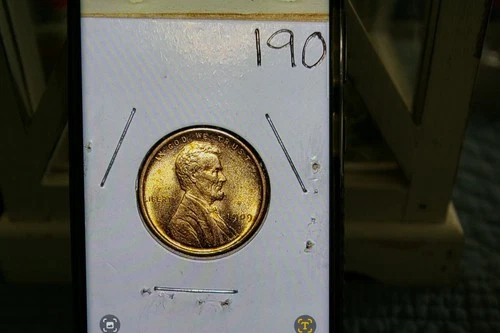 1909 uncirculated wheat cent