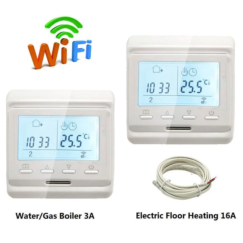 Tuya Smart Thermostat WiFi Temperature Controller for Floor Heating/ Water/Gas// - Image 2 of 4