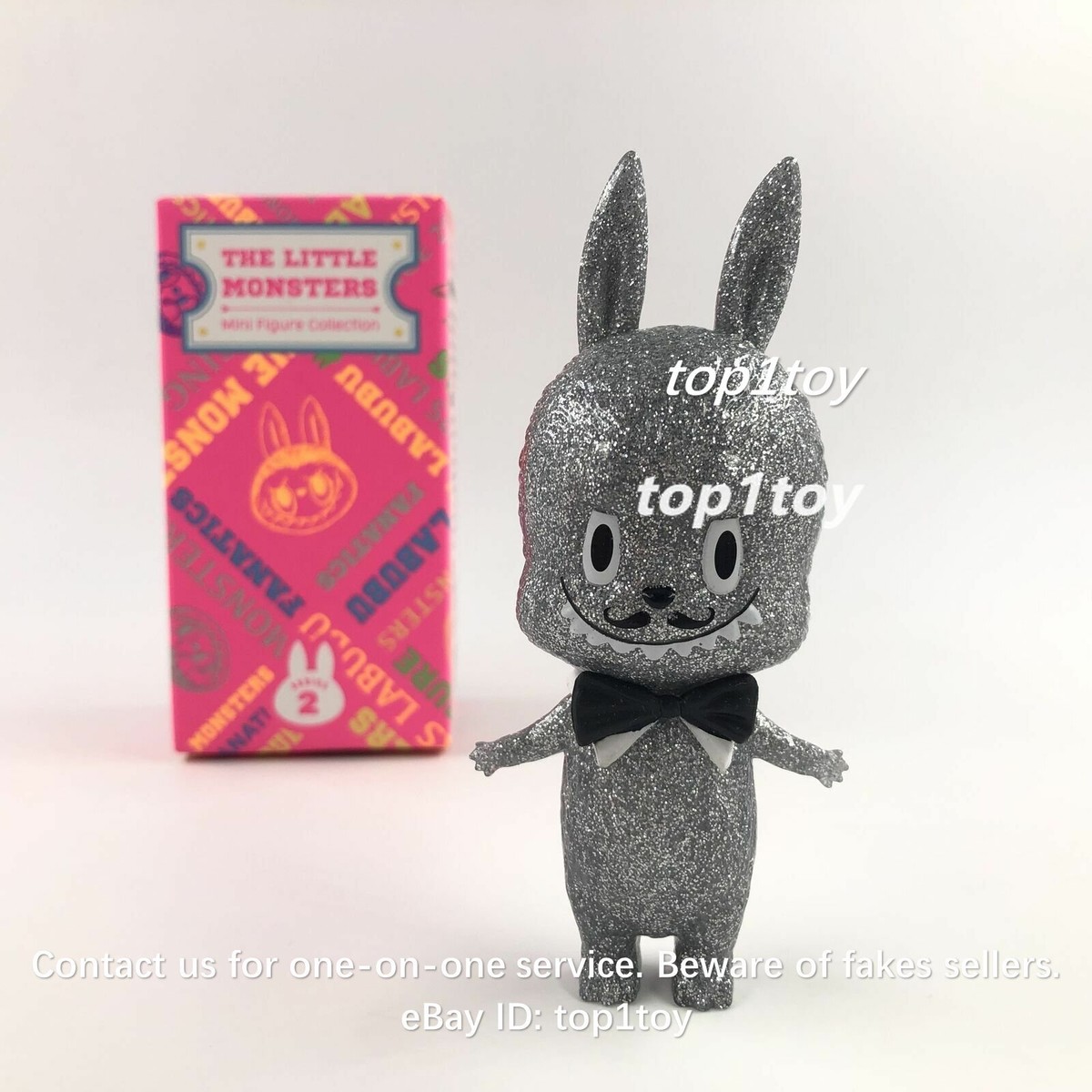 HOW2WORK The Little Monsters 2 Labubu Silver Mini Figure | eBay