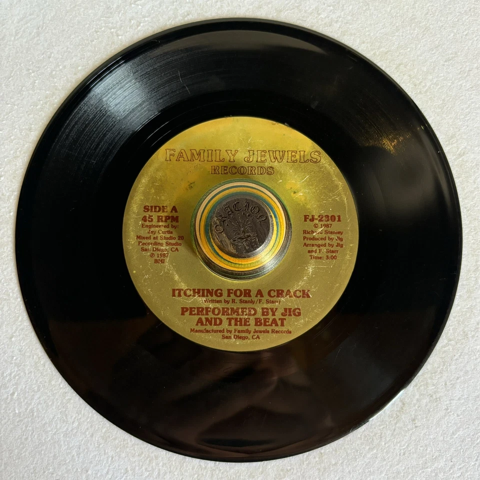 Jig And The Beat “Gang Bangers” Rare San Diego Electro Rap Random - Image 2 of 2