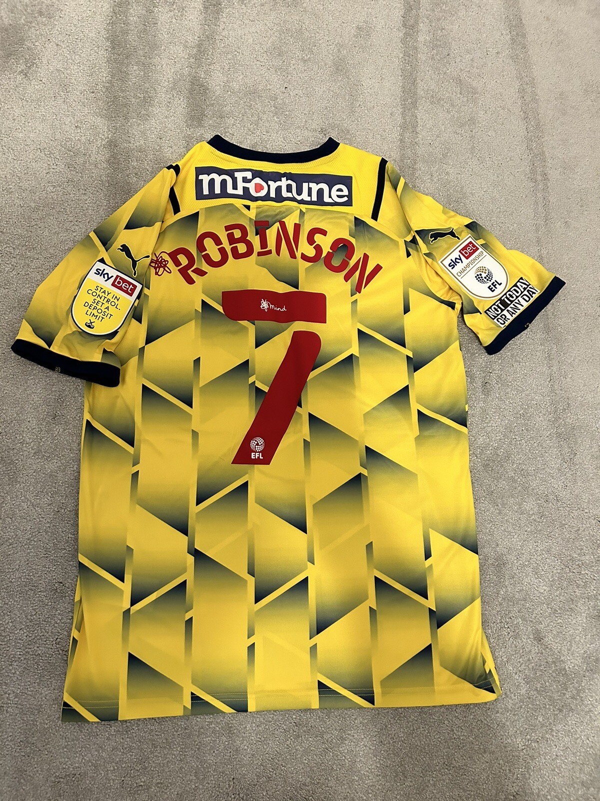 West Brom Callum Robinson match worn football shirt eBay