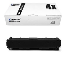 4x Eurotone ECO Toner SCHWARZ XXL f�r HP Co...
