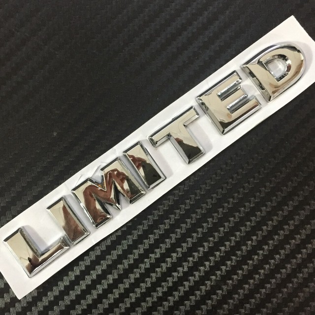 Car Emblem LIMITED Chrome for F150 F250 F350 F450 Side Badge Sticker