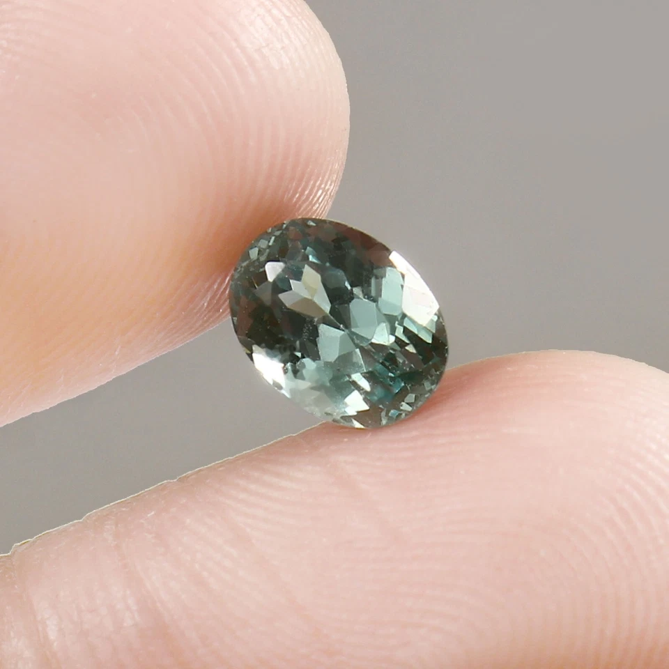 AAA Natürlich Brasilianischer Grün Paraiba Turmalin Lose Oval Edelstein Schliff - Bild 3 von 4