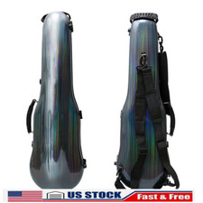 4/4 Advance Violin Case Carbon Fiber Violin Case Strong Light Box with Straps