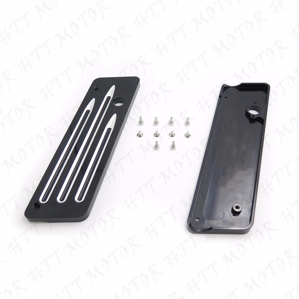 Machine Saddlebag Latch Cover For 93-13 Harley Touring FLH FLT | eBay