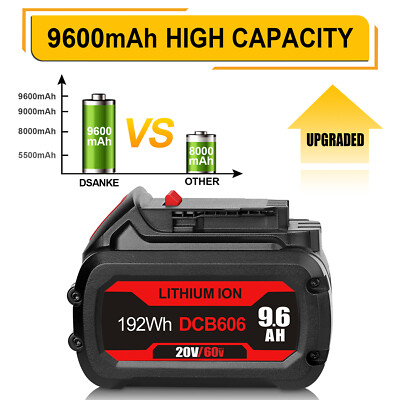 2 x Li-Ion Replacement Battery for Dewalt 18V 6.0Ah 2 x Li-Ion Replacement Battery for Dewalt 18V 6.0Ah