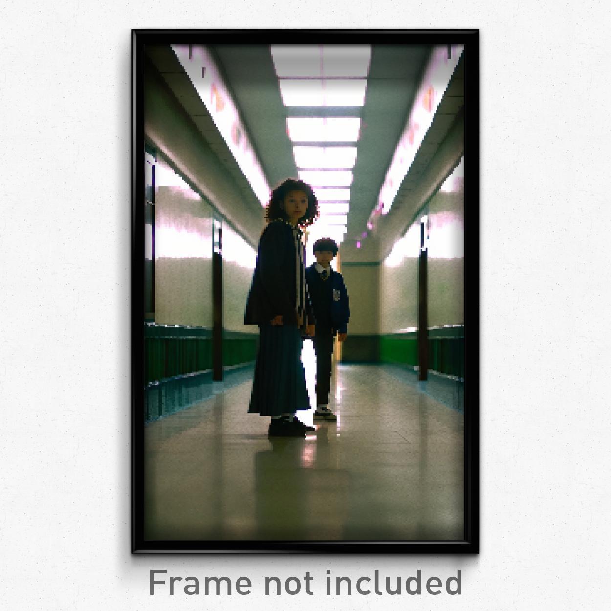 Pixel Art Poster - Underground School (8 Bit Psychedelic Video Game Print)