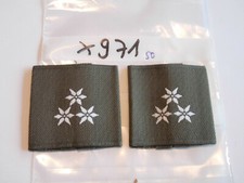 &Ouml;sterreich Rangschlaufen Bundesheer  Zugsf&uuml;hrer 1 Paar (x971)
