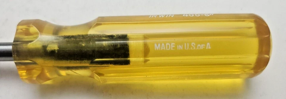 5 Irwin Screwdrivers 4000-4, 400-3, 400-4, 400-6 & 400-C-6 Vintage Case USA NOS - Image 4 of 4