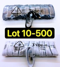 Wholesale Bulk Lot USB Type C Cable Samsung S10 S9 N8 Fast Charger Charging Cord